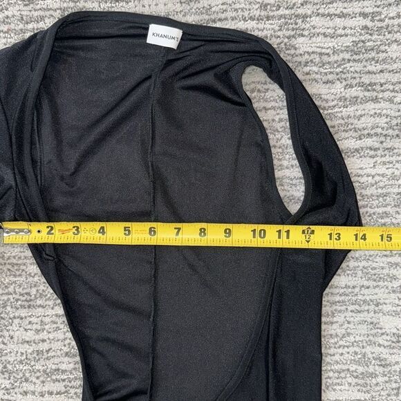 New Khanums Knur Pearl Trim Mini Dress in Black XS Revolve - Picture 9 of 16